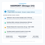 VitalBooster Harmony (Omega-3/6) – složení, poměr mastných kyselin, certifikace Kölner Liste